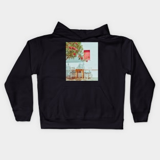 Vintage greek island Kids Hoodie